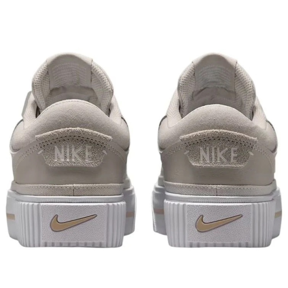 Nike • NIB Court Legacy Lift Sneakers • Light Orewood Brown/Phantom/White • Sz 7 - Picture 5 of 9